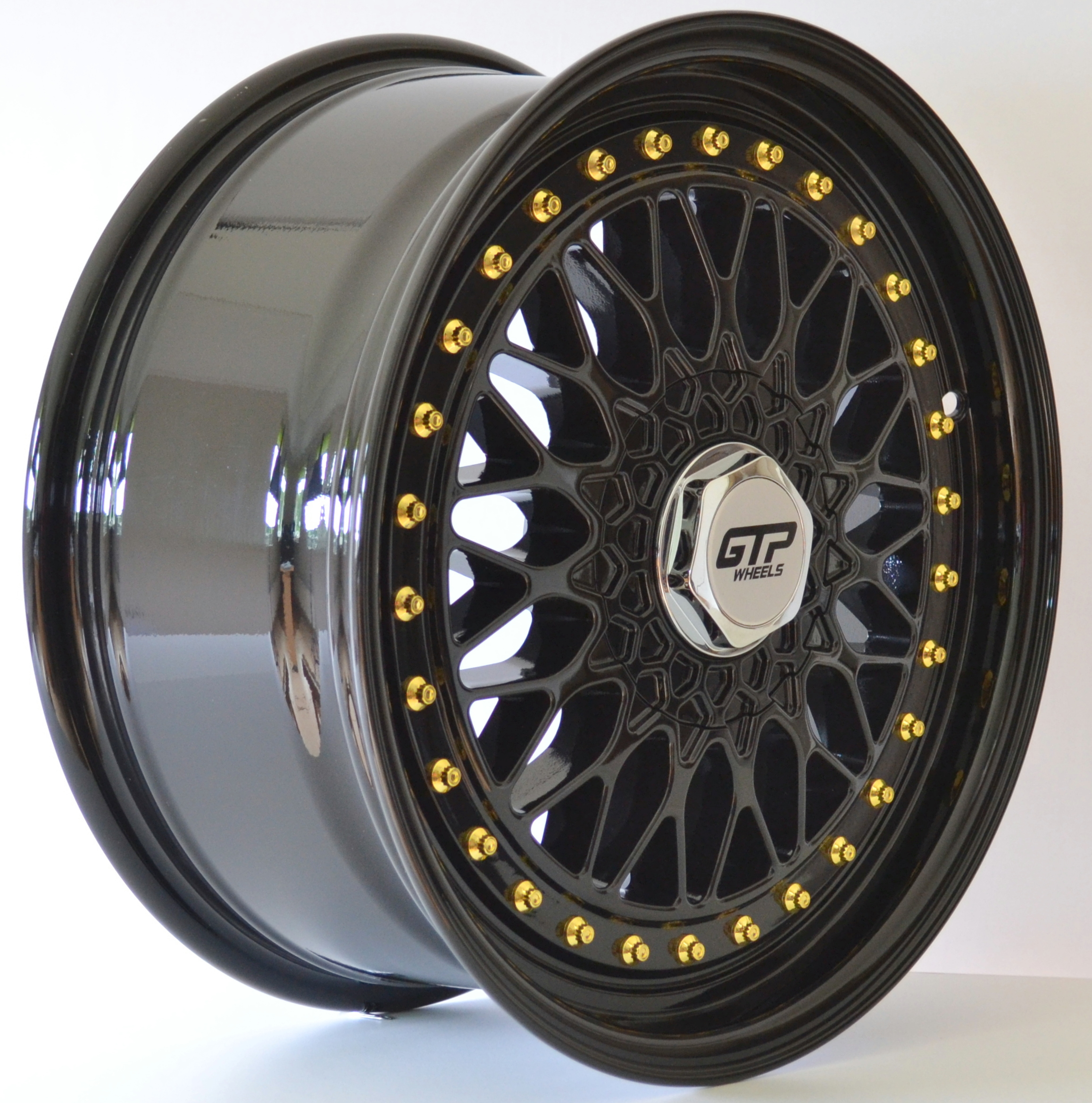 GTP 040 7.5X17 8X100/108 ET35 Black/GR Special Edition!!-0
