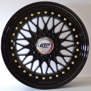 GTP 040 7.5X17 8X100/108 ET35 Black/GR Special Edition!!-351