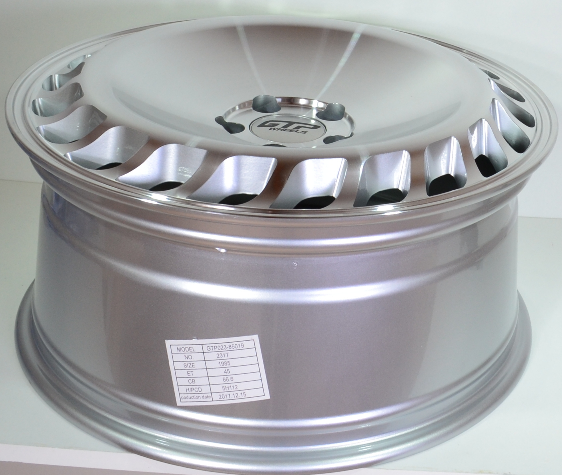 GTP 023 8.5X19 5X112 ET45 Silver/PF-422