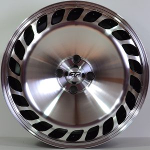 GTP 023 7.5X17 4X100 ET35 Black/PF-0
